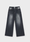 Tip Girl Low-waisted Straight Wide Denim Pants
