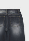 Tip Girl Low-waisted Straight Wide Denim Pants