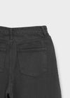 Fracture Washed Wide Cotton Pants