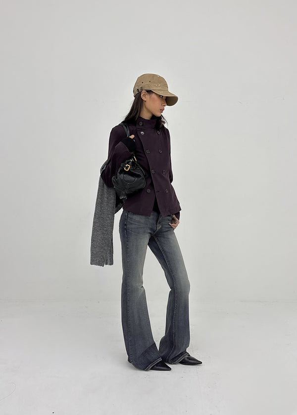 Tango High-Neck Double-Waisted Jacket