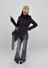 Tango High-Neck Double-Waisted Jacket
