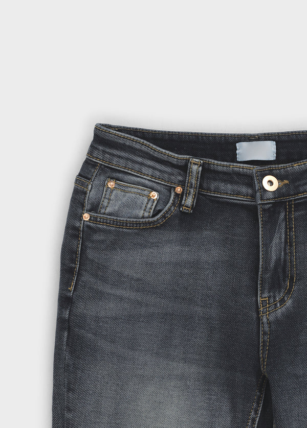 Collon Low-waist Stretch Bootcut Denim Pants