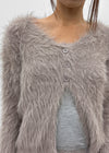 Transi V-neck Fur Cardigan