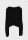 Transi V-neck Fur Cardigan