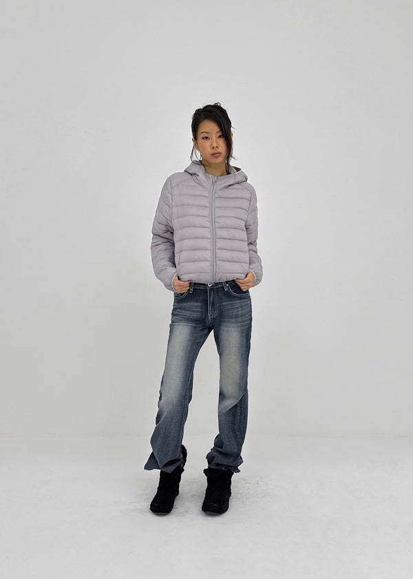 Sevenne Low-waisted Stretch Bootcut Denim Pants