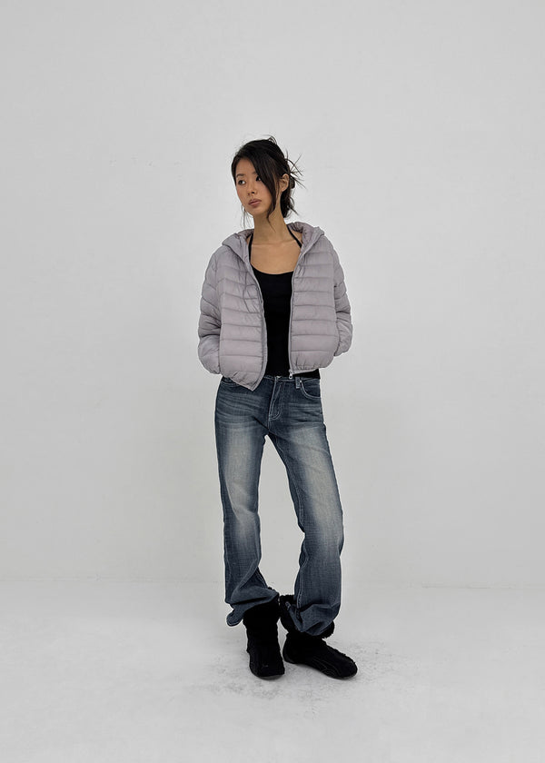 Sevenne Low-waisted Stretch Bootcut Denim Pants