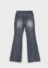 Sevenne Low-waisted Stretch Bootcut Denim Pants