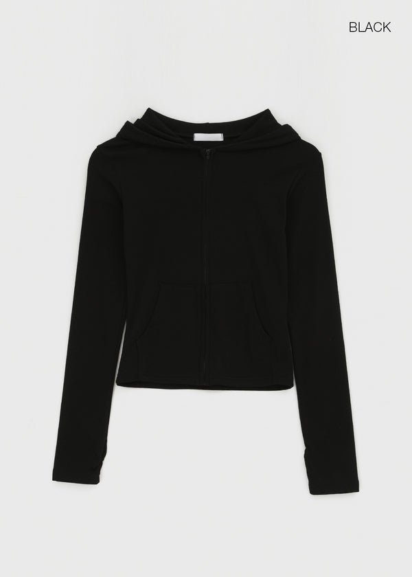 Jaban Warmer Slim Fit Zip-up Hoodie