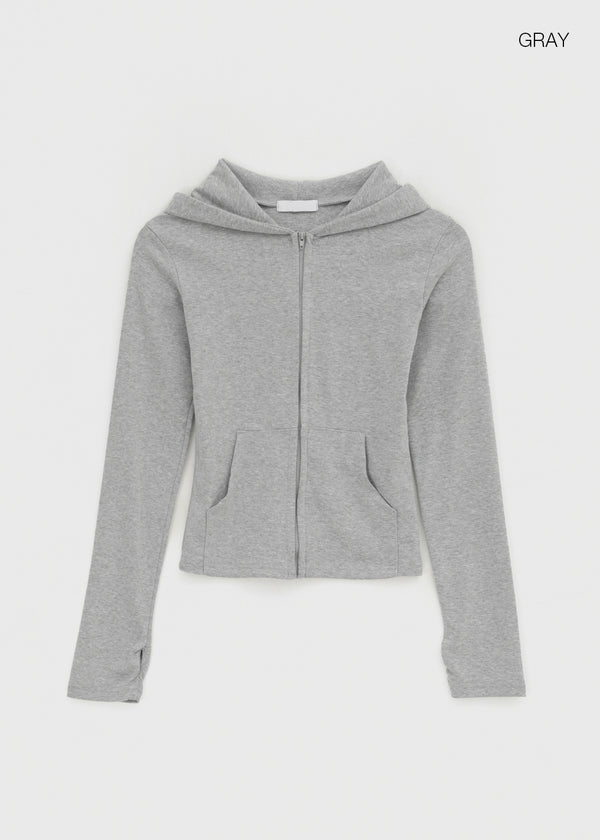Jaban Warmer Slim Fit Zip-up Hoodie