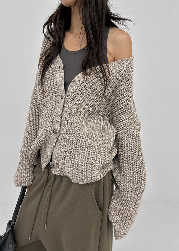 Lazzi Oversized Knit Cardigan