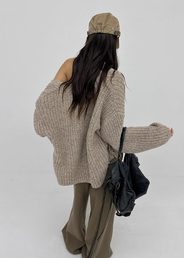 Lazzi Oversized Knit Cardigan
