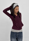 Jaban Warmer Slim Fit Zip-up Hoodie