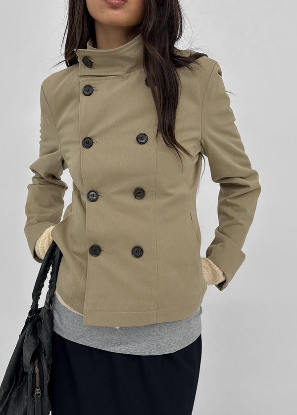 Tango High-Neck Double-Waisted Jacket