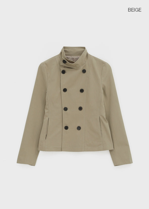 Tango High-Neck Double-Waisted Jacket