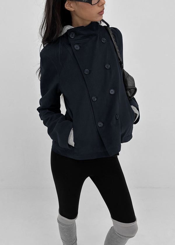Tango High-Neck Double-Waisted Jacket