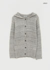 Kiul Heathered Hooded Cardigan