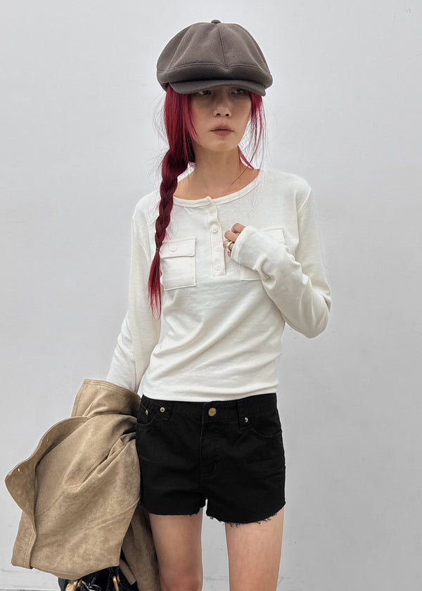 Newtin Pocket Long Sleeve Tee