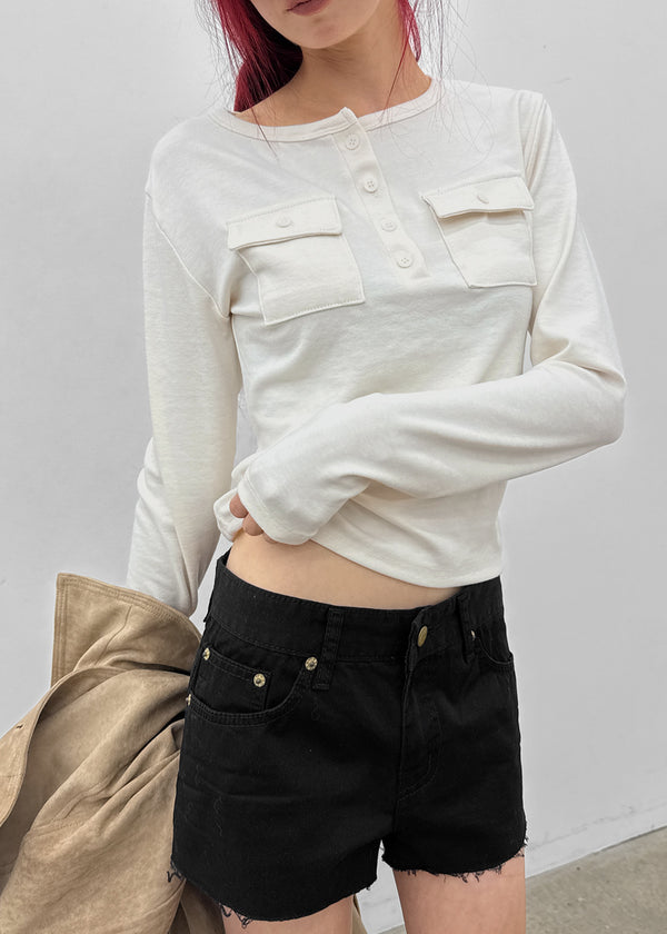 Newtin Pocket Long Sleeve Tee
