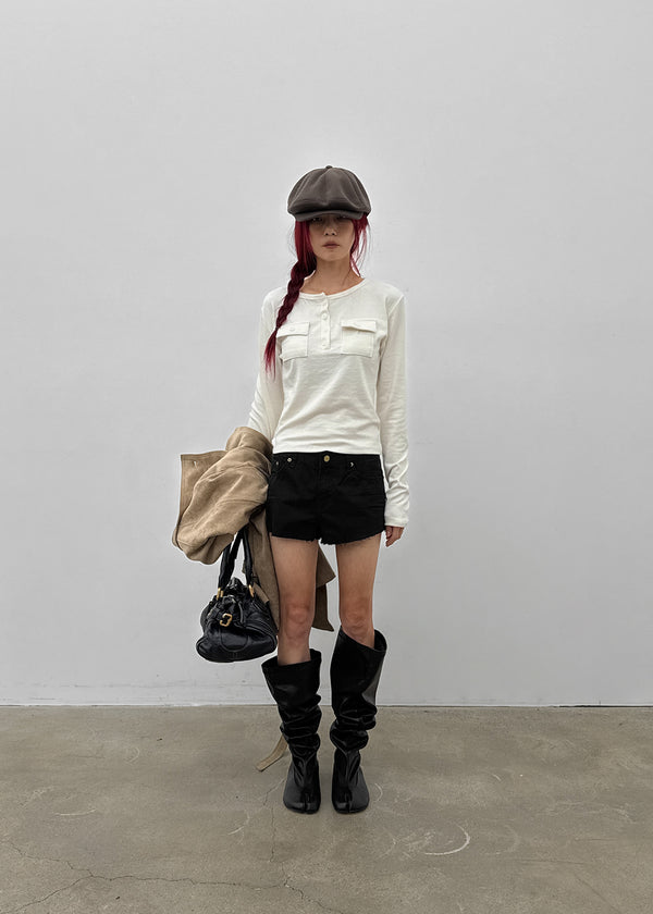 Newtin Pocket Long Sleeve Tee