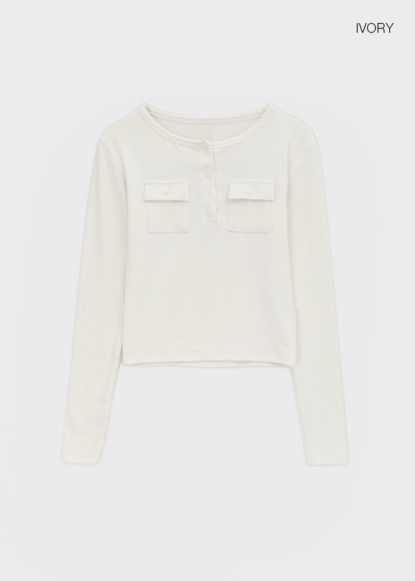 Newtin Pocket Long Sleeve Tee