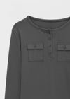 Newtin Pocket Long Sleeve Tee
