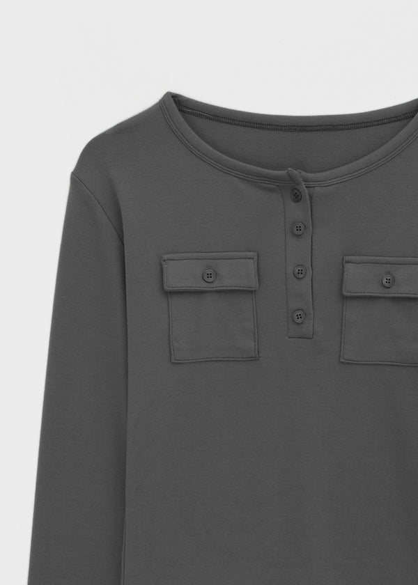 Newtin Pocket Long Sleeve Tee