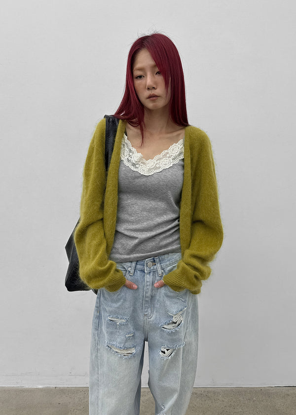 Poiti Mohair Cardigan