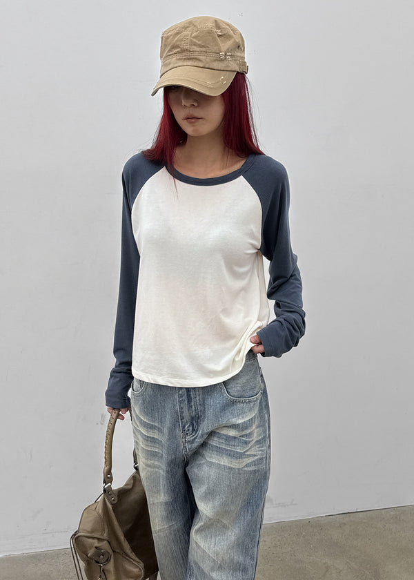 Toy Soft Raglan Long Sleeve Tee