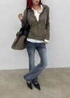 Toa Washed Bootcut Denim Pants