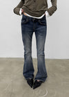 Toa Washed Bootcut Denim Pants