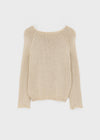 Adver Loose Fit Boat Neck Knit