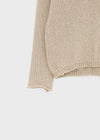 Adver Loose Fit Boat Neck Knit