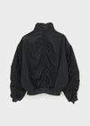 Rondy Shirred Bomber Jacket