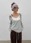 Zenith Deep Hooded Long Sleeve Tee