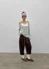 Zenith Deep Hooded Long Sleeve Tee