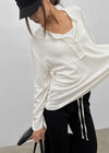 Segman Henley neck wool knit