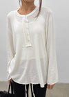 Segman Henley neck wool knit