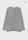 Segman Henley neck wool knit