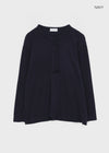 Segman Henley neck wool knit