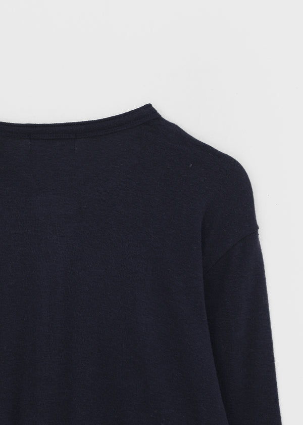 Segman Henley neck wool knit