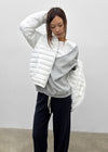 (UNISEX) Cork Two-Way Wellon Lightweight Padded Jacket