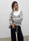 Queria Deep V Sweatshirt (Fleece-lined ver.)