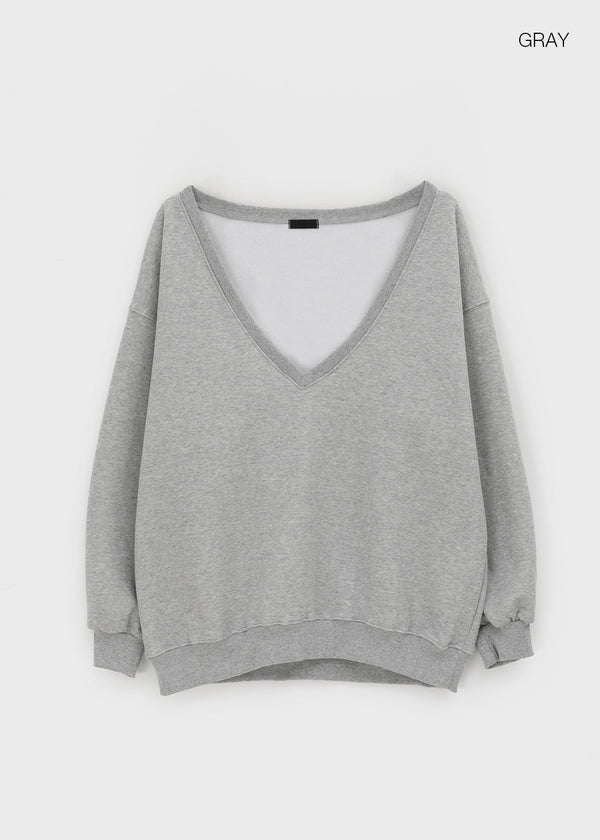 Queria Deep V Sweatshirt (Fleece-lined ver.)