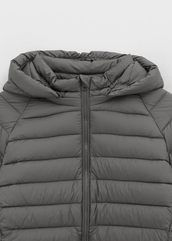(UNISEX) Cork Two-Way Wellon Lightweight Padded Jacket
