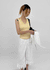 Cheddy Striped Square Neck Sleeveless