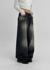 Wirachu 口袋寬鬆牛仔褲
