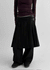 Pocoon Buckle Back Band Pleated Skirt Pants (30% Wool)
