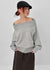 Rodedi Off-shoulder Knit (30% Wool)