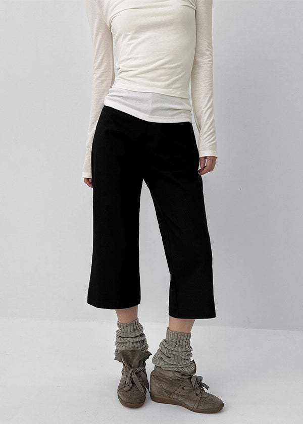 Troman Cotton Capri Pants