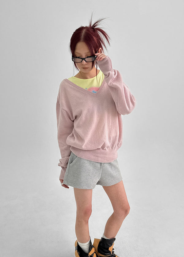 Corey Loose Fit V-neck Knit